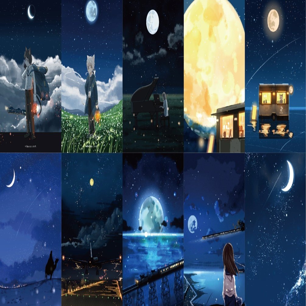 桜田千尋の月のイラスト10選｜桜田千尋