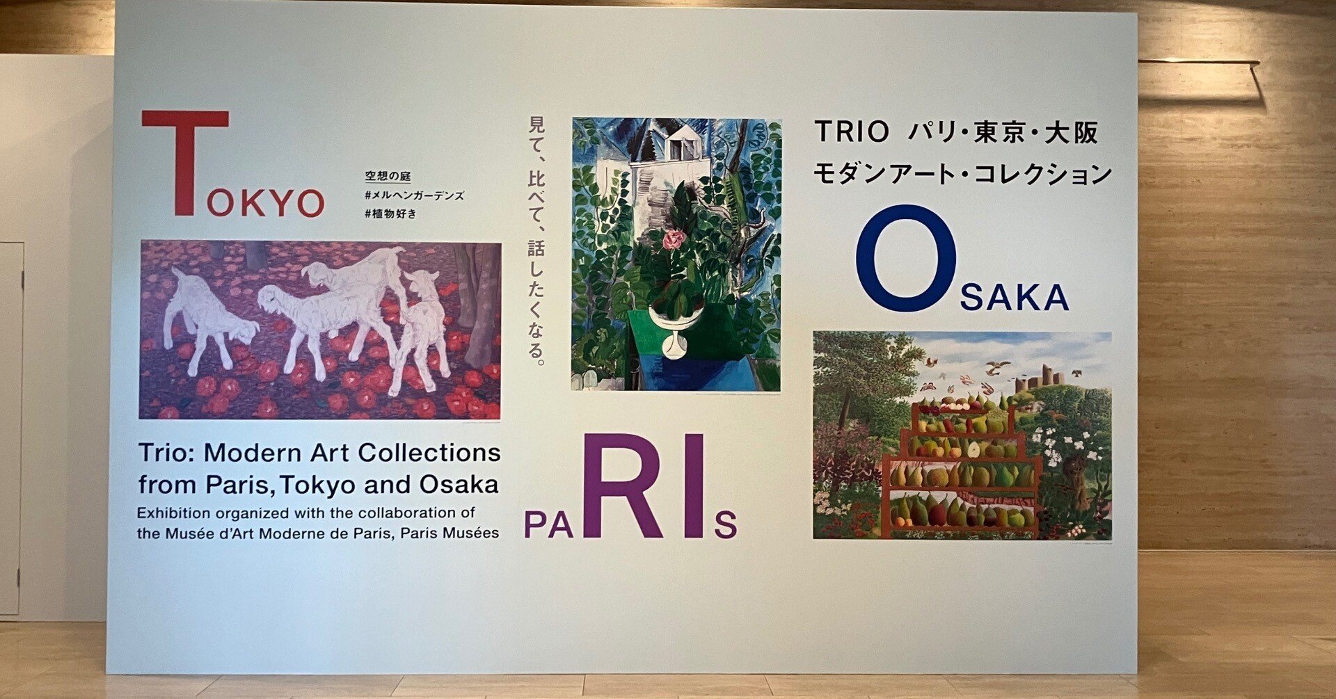 国立近代美術館『TRIO パリ・東京・大阪 モダンアート・コレクション
