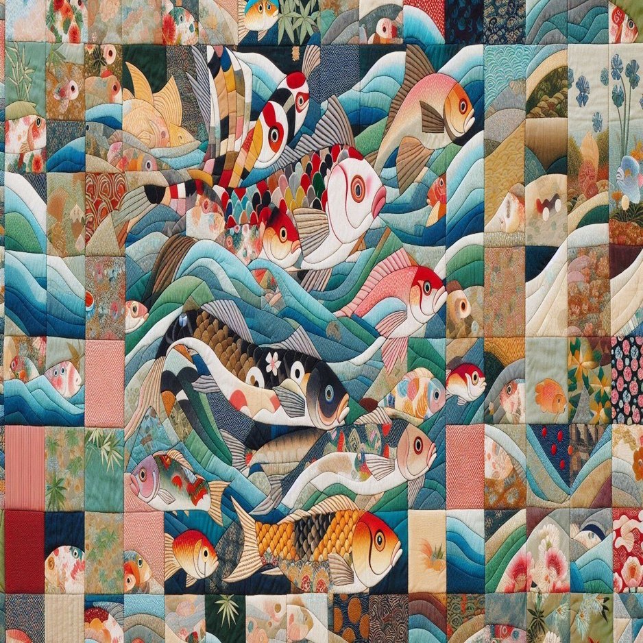 人工知能でパッチワークを表現する？｜春永睦月