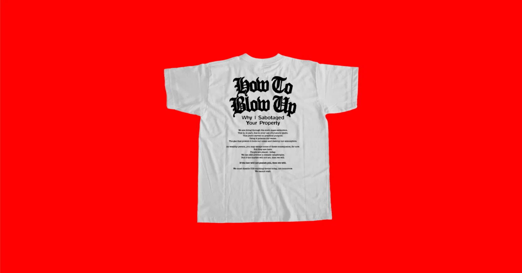 映画 『HOW TO BLOW UP』×HEVDS 