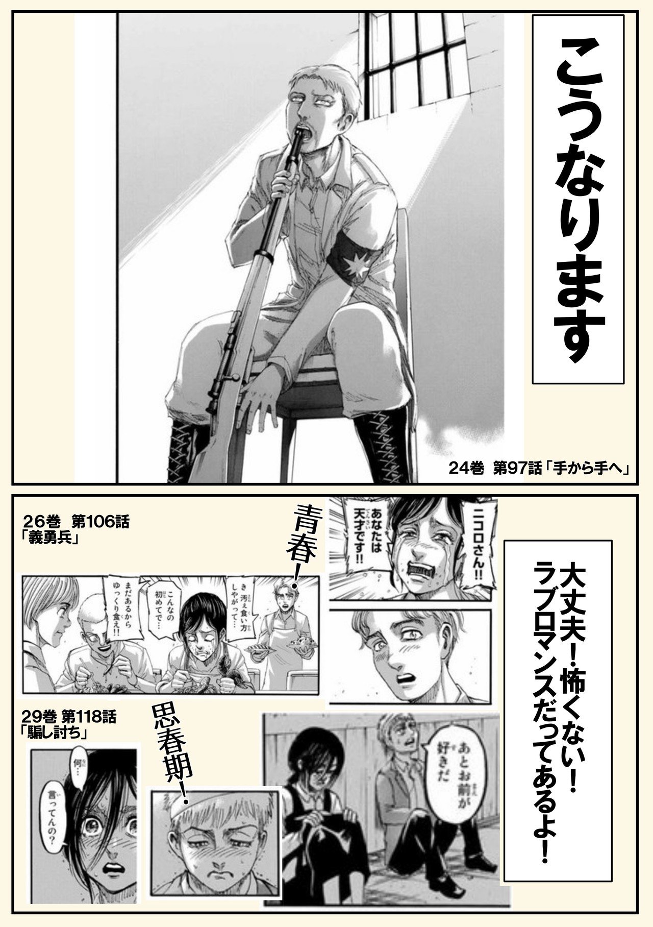 進撃の巨人未読の方 途中で止まっている方に向けてプレゼン資料を作りました むちむち Note 進撃の巨人未読の方 途中で止まっている方に向けてプレゼン資料を作りました むちむち Note