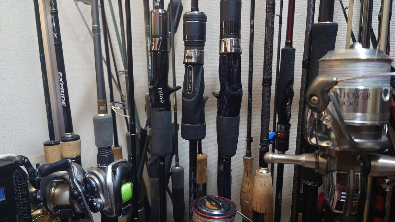 釣り道具古いんだよなぁ。20年選手なんてザラで、そろそろ30年を迎える