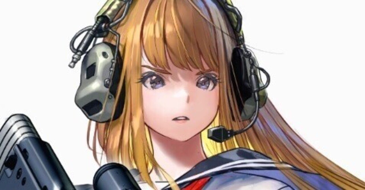 絵日記】銃✖︎学生服イラコン4日目【完成｜マエコ