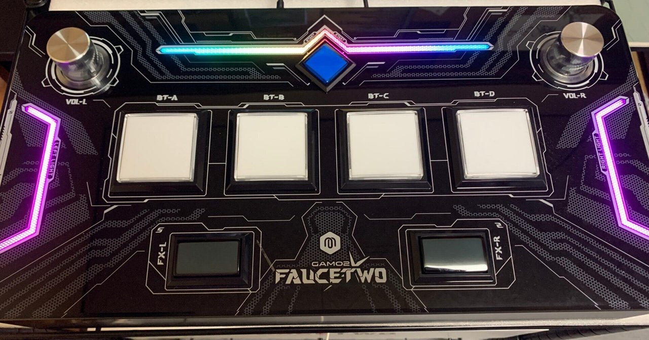 サウンドボルテックス コントローラー 　当日発送　三和ボタン　FAUCETWO FAUCETWOを購入した話｜ねこ