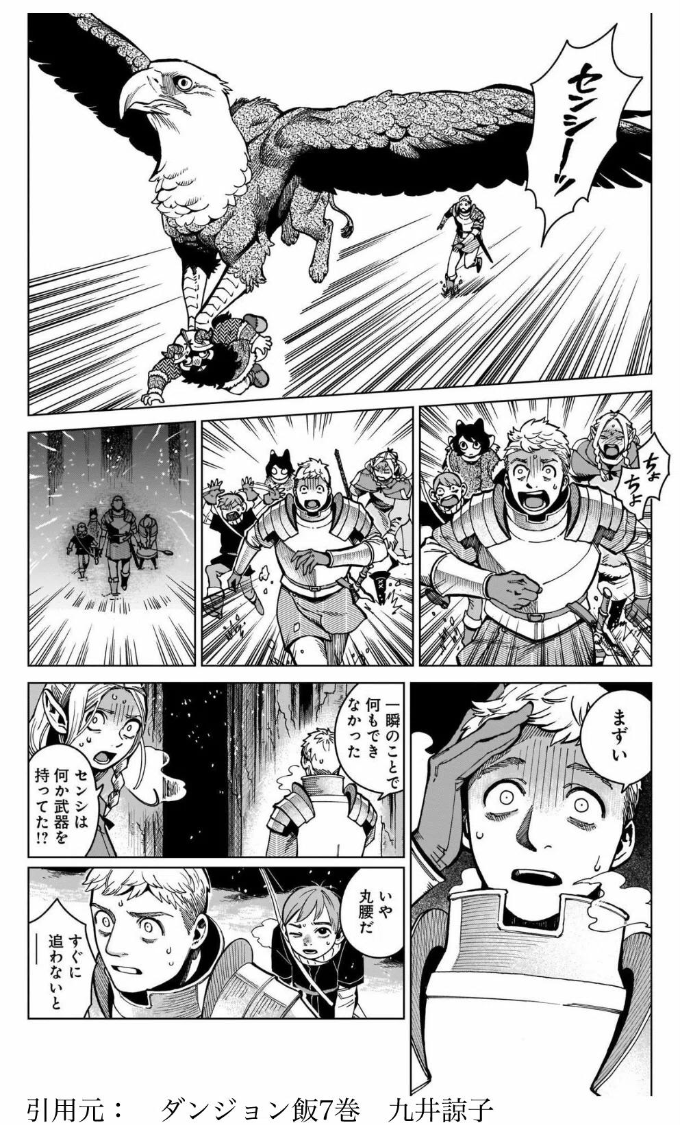 ダンジョン飯感想8（漫画7〜8巻、アニメ22話～24話最終回