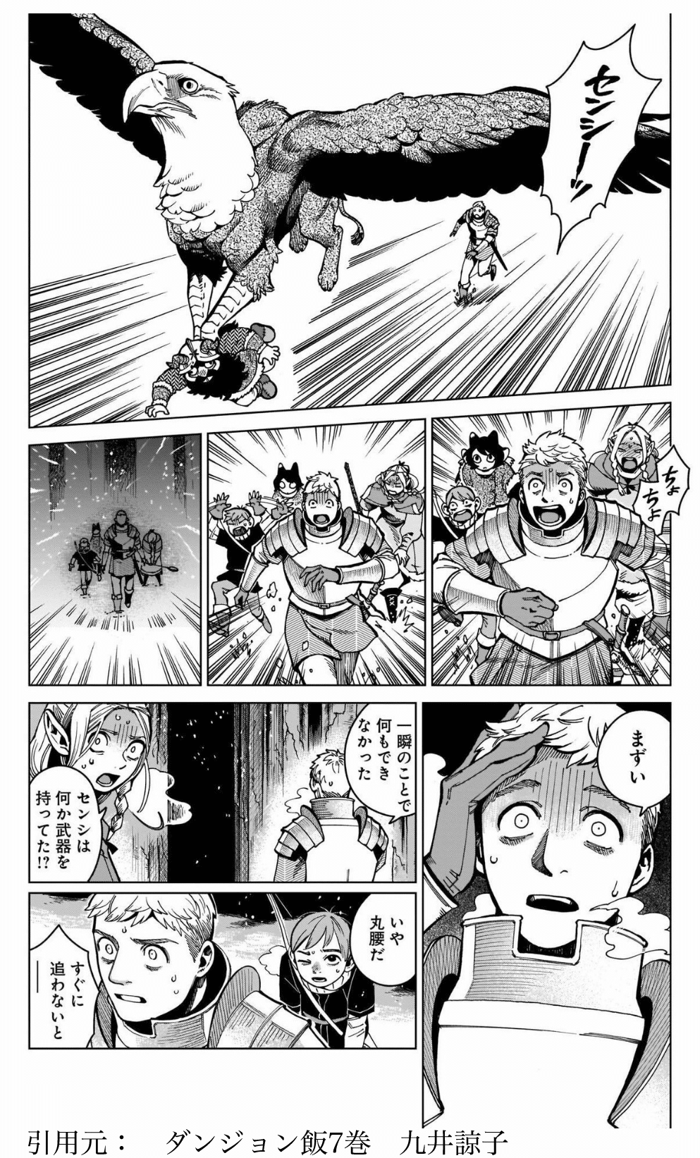 ダンジョン飯感想8（漫画7〜8巻、アニメ22話～24話最終回