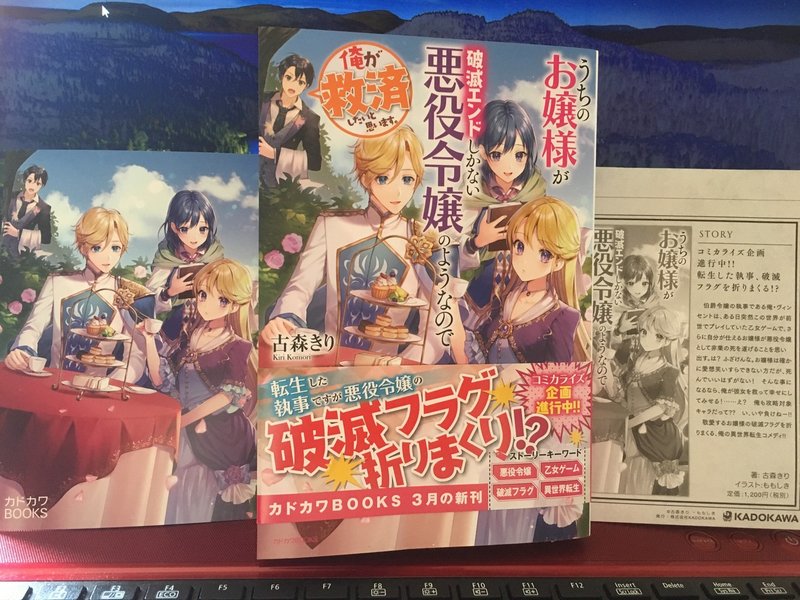 うちのお嬢様が破滅エンドしかない悪役令嬢のようなので俺が救済したいと思います 古森きり Note