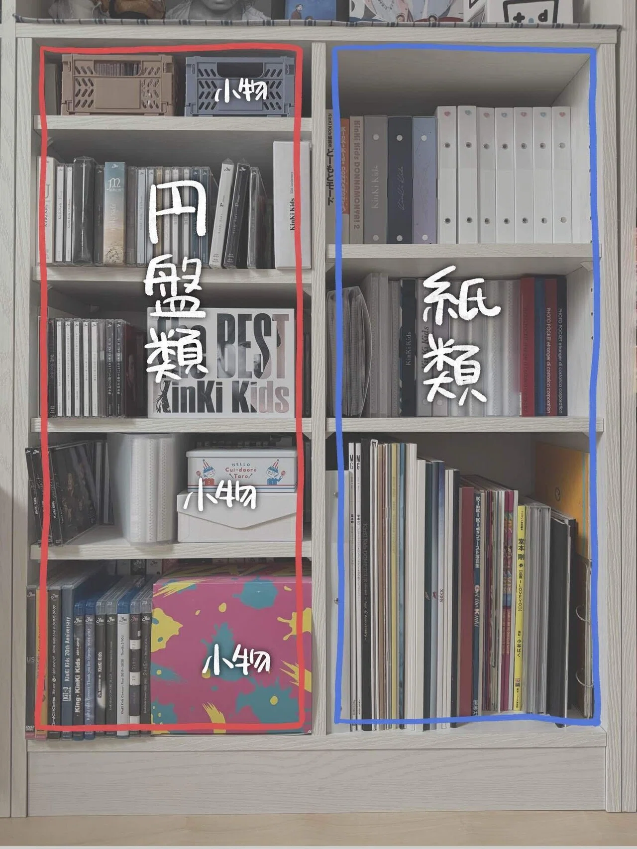 グッズ収納・装飾 雑記 KinKi Kids編｜はんすう
