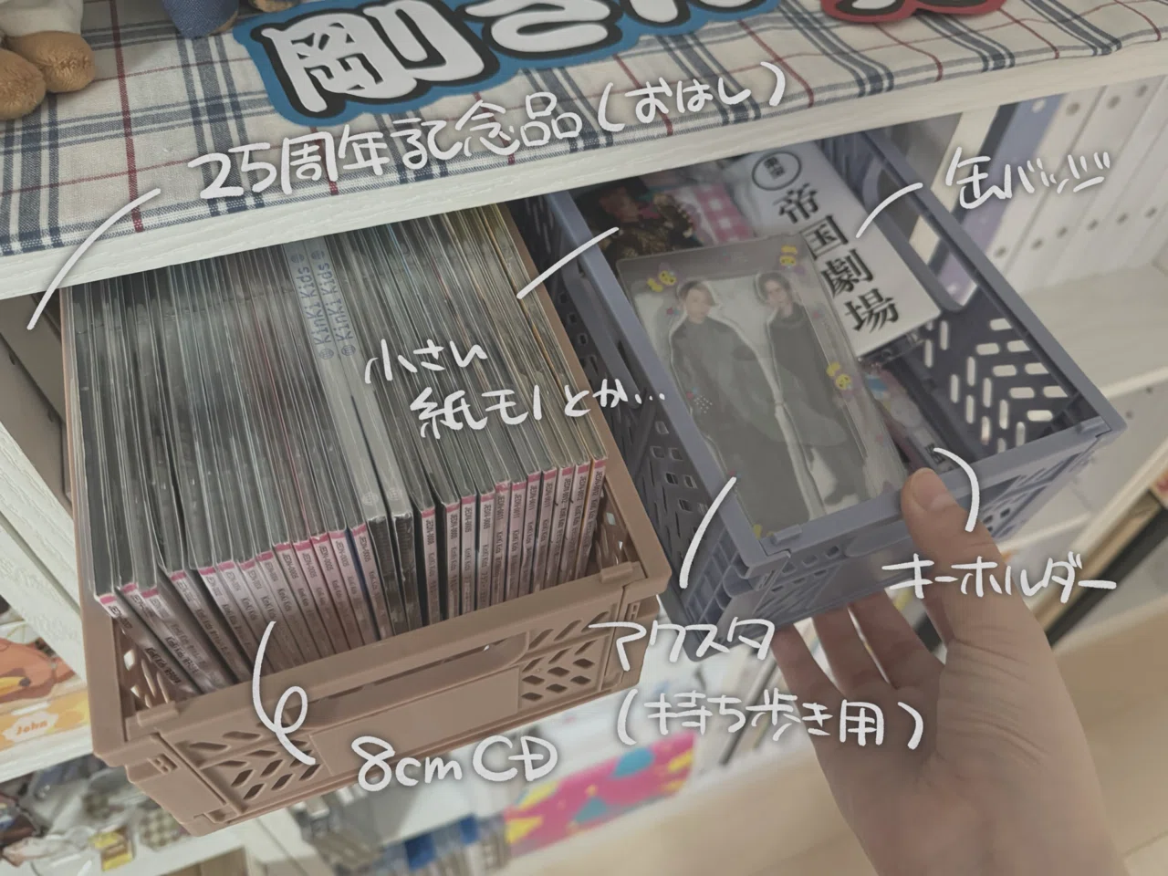 グッズ収納・装飾 雑記 KinKi Kids編｜はんすう
