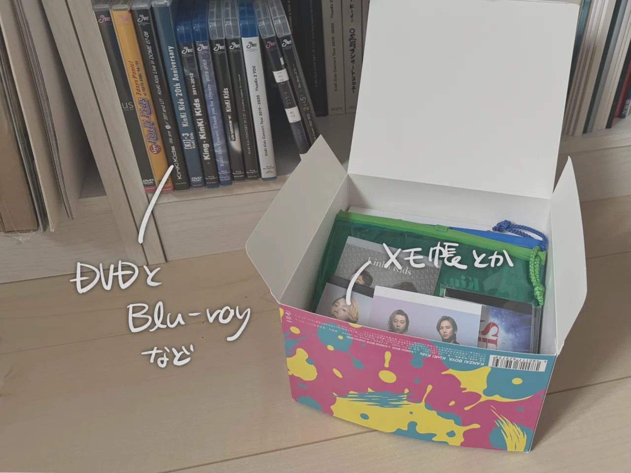 グッズ収納・装飾 雑記 KinKi Kids編｜はんすう
