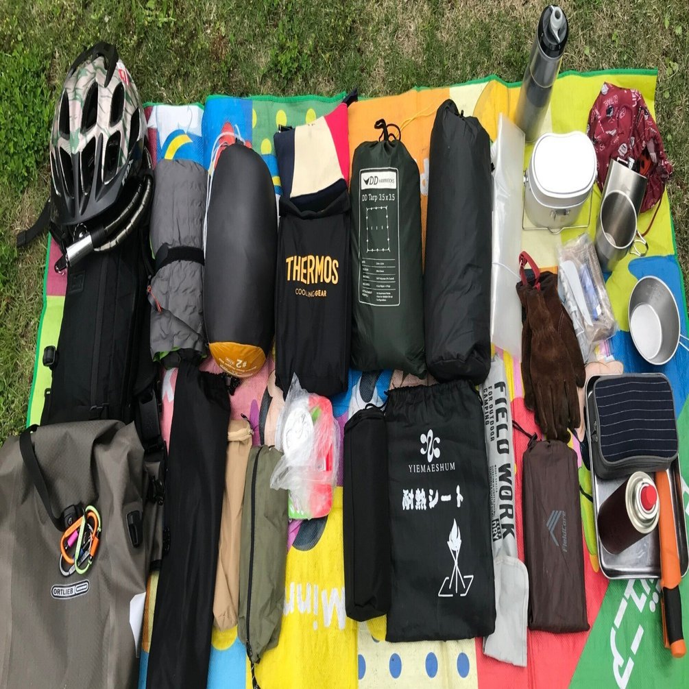 6 折りたたみ自転車で、輪行1泊ソロキャンプの旅（その1