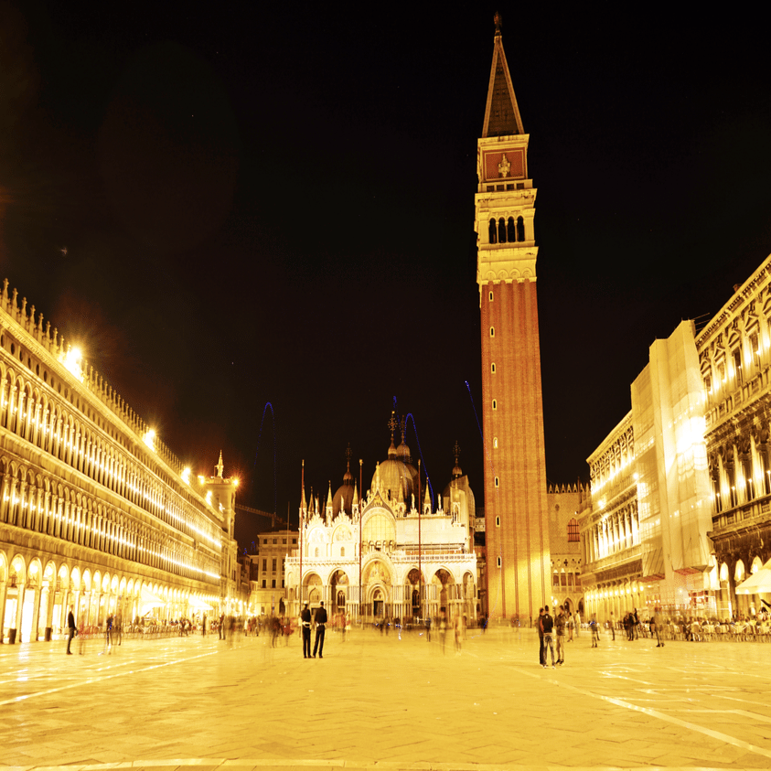 【真作】絵画　油彩10号　サン・マルコ広場　ヴェネツィア風景画　U144 真作】絵画 油彩10号 サン・マルコ広場 ヴェネツィア風景画 U144 真作