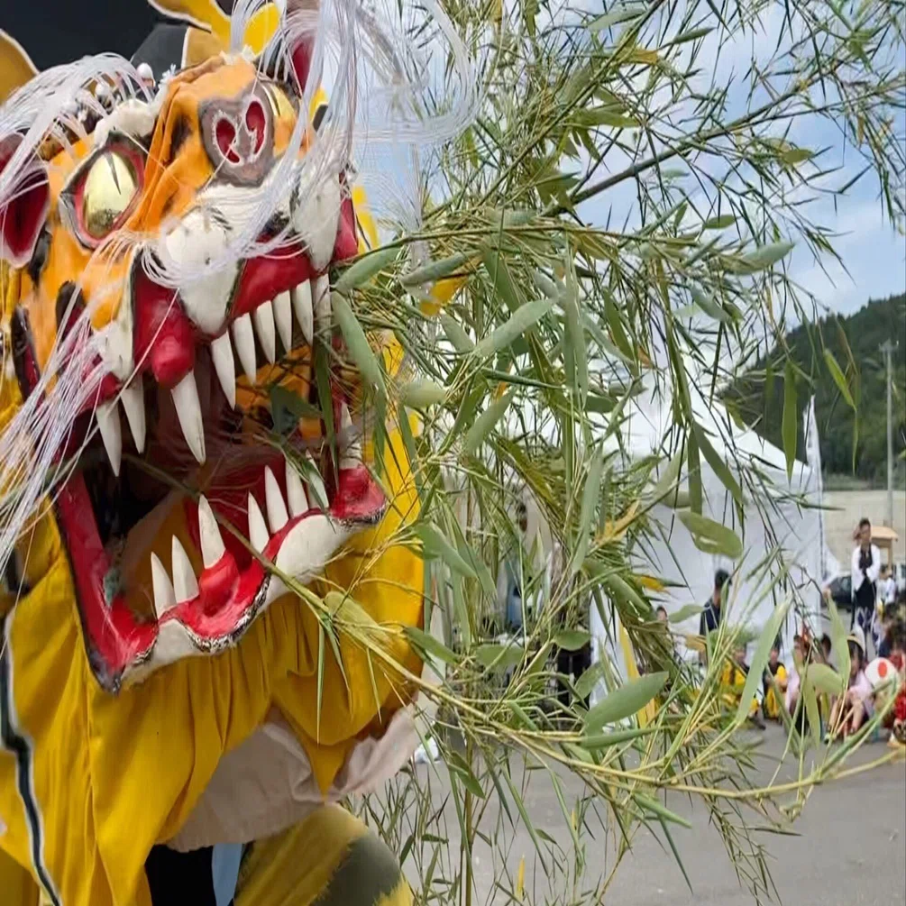 獅子舞 打出の小槌 中城村津覇の獅子舞@ハチウクシー(初起こし) 2026：南の島旅
