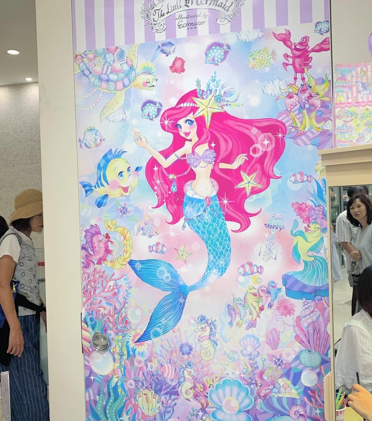 絵子猫 アリエル 素敵な幼馴染一家に恵まれて ありがたい リトルマーメイドを楽しんて 絵子猫グッズを補充して帰りました ヒカリエ2階で10月2日まで 稲葉哲治 えしかる屋 サーキュラーhr Note