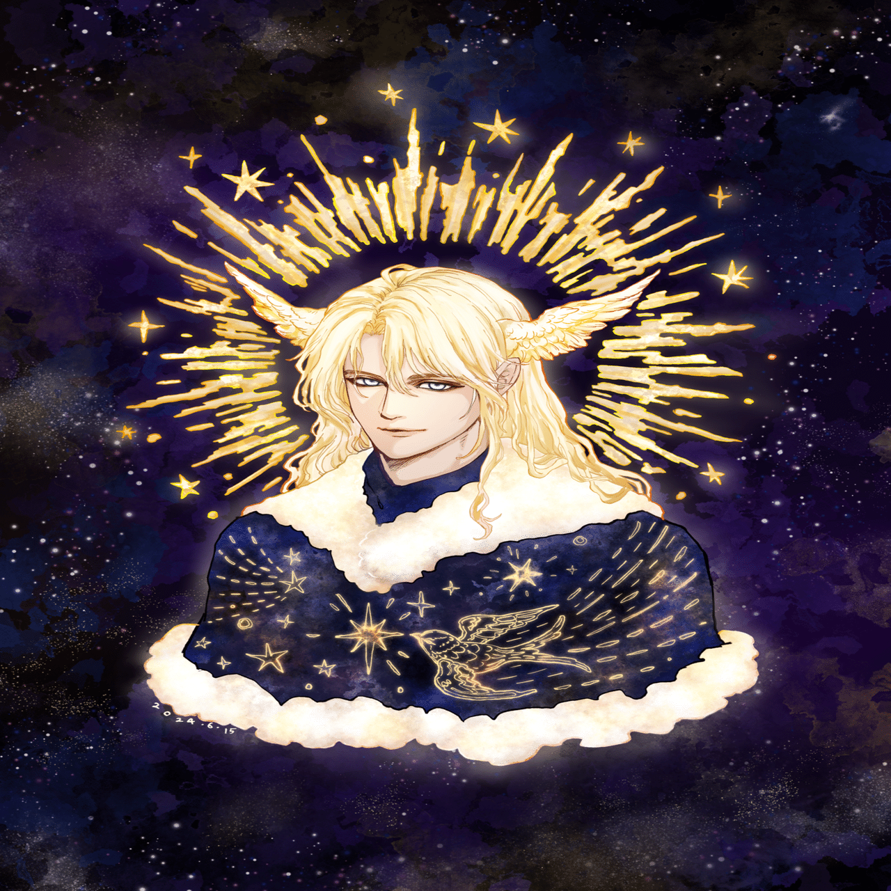 美術の時間に書いたネタ絵 時間かけて描けばいいってもんでもないよな…（制作記録&振り返り）｜Lamiel