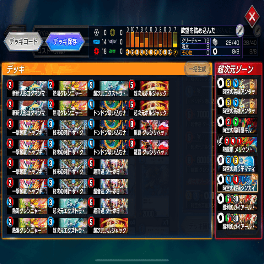 赤青レッドゾーン調整の記録【レッドゾーンcup ND最終10位 最高1732