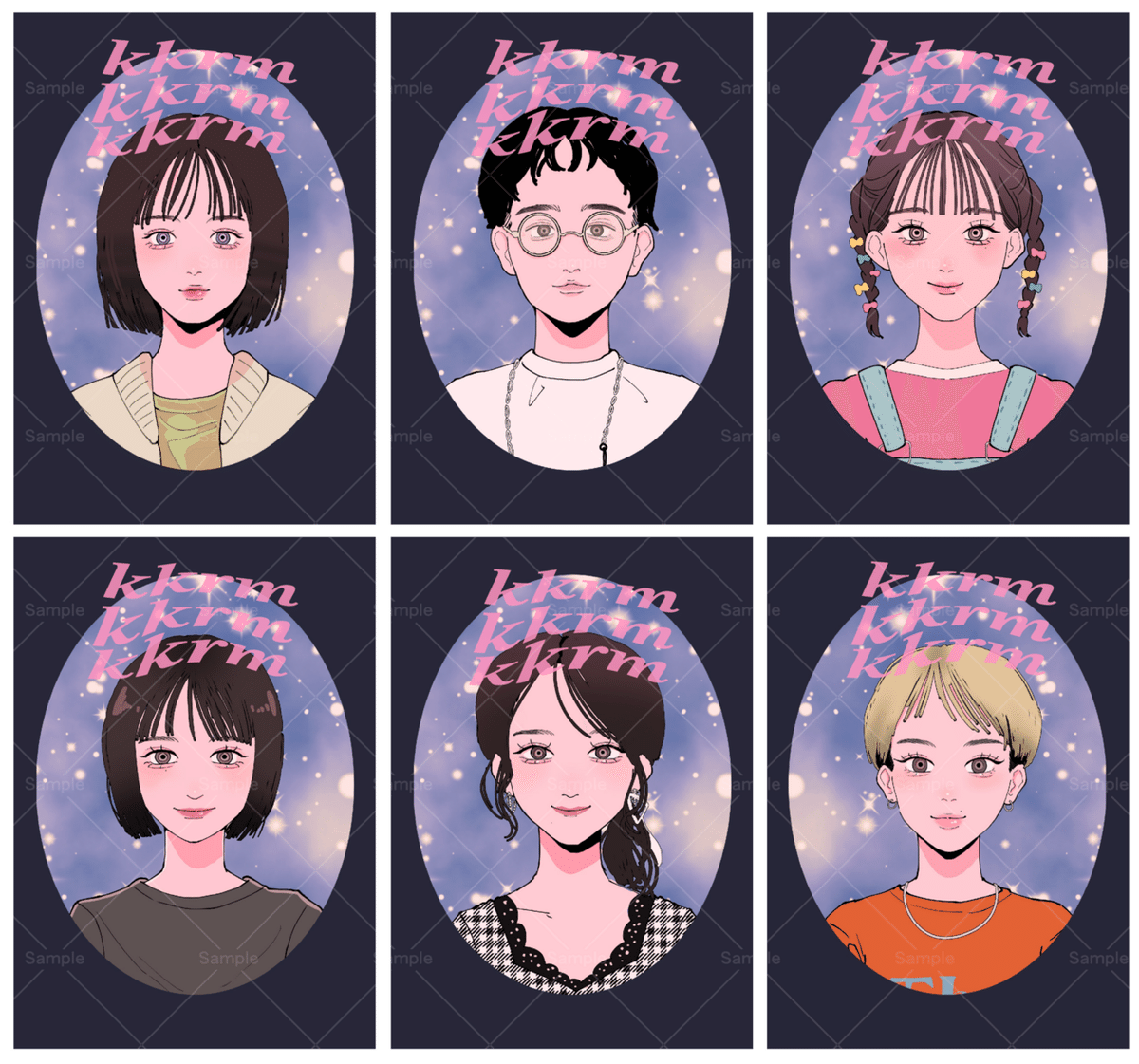 似顔絵】イベントレポ｜コウジマクルミ