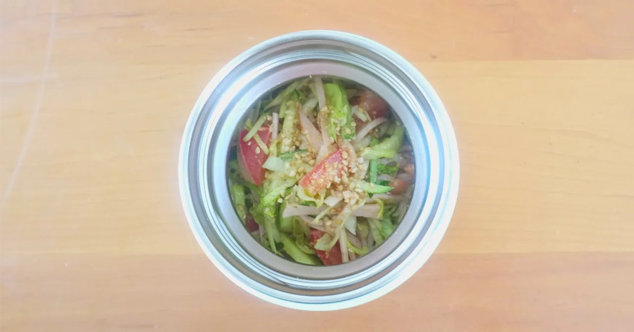中華風パスタサラダ スープジャー弁当 mako kichen