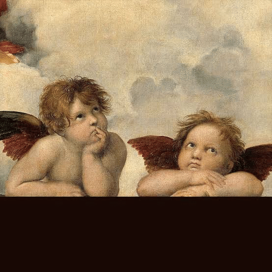 抽象画 天使と人物の絵画 絵画 天使「Angels」油絵 直筆 人物画 特別な空間の演出