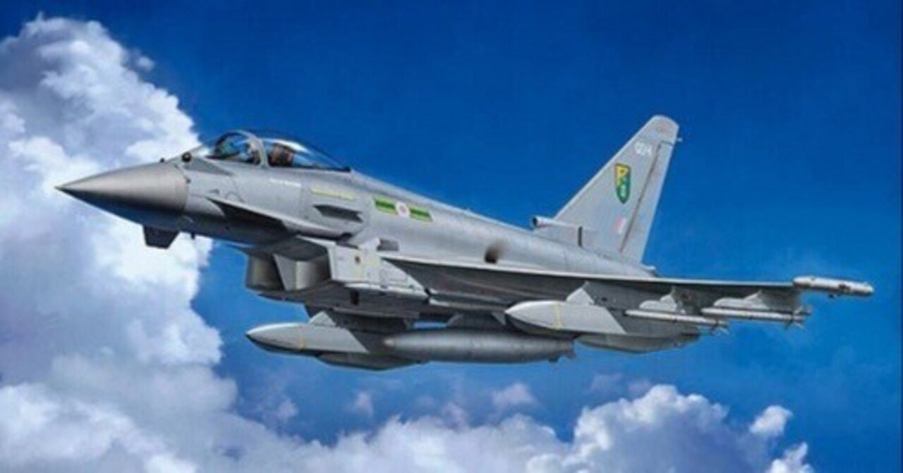 ハセガワ 1/72 ユーロファイター・タイフーン（単座型）作ってます①