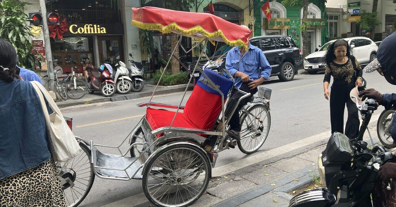 ベトナム ハノイ旅行記 2024.6《シクロ“Xích lô”に乗って思ったこと