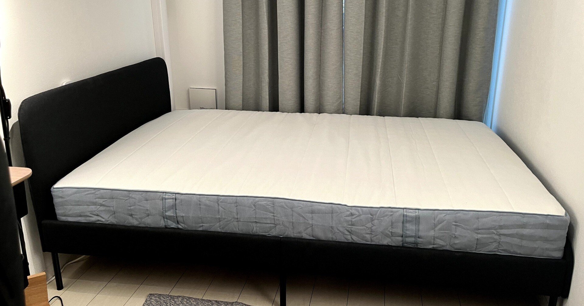 IKEAイケアのダブルベット1年半使用美品。フランフラン無印大塚家具ウニコ好きに IKEAイケアのダブルベット1年半使用美品。フランフラン無印大塚