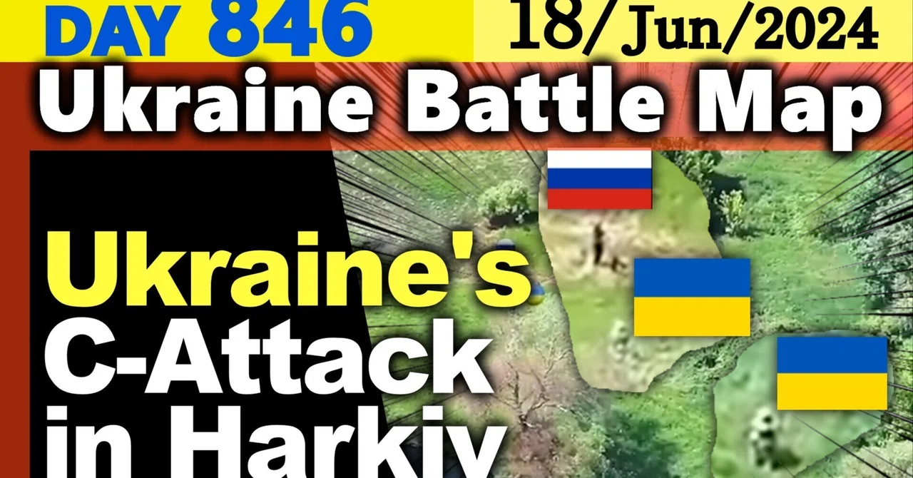 Day 846 [Ukraine War Map] Ukraine's Counterattack in Harkiv, Russians ...