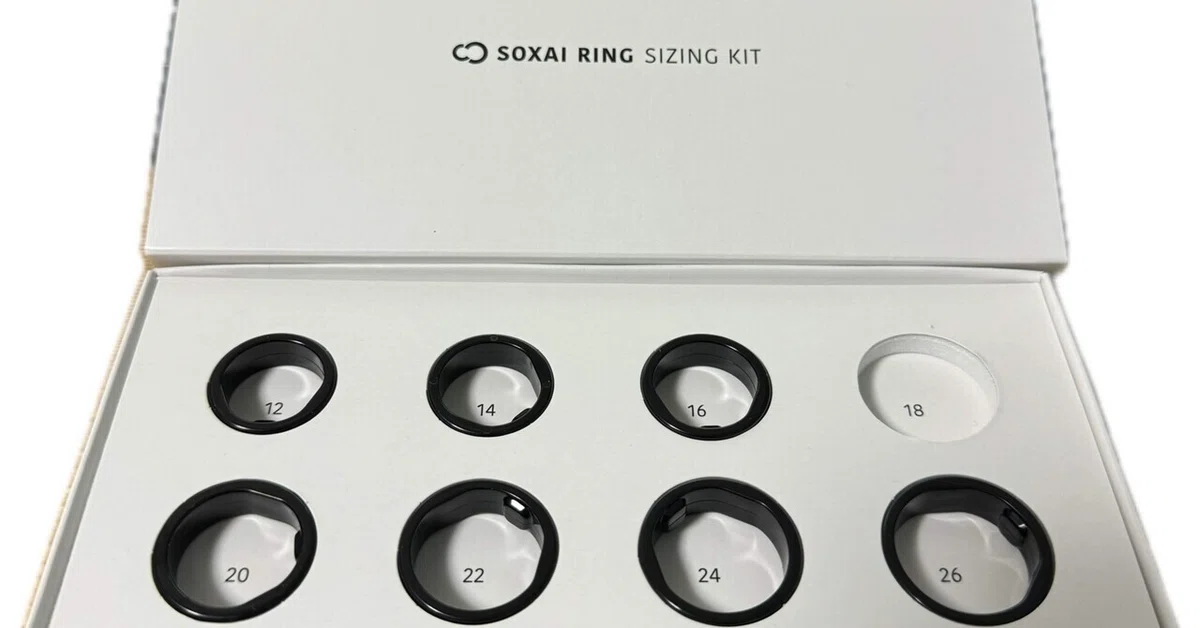 245 スマートリング（SOXAI）デビュー前夜のサイズフォームが送信前 