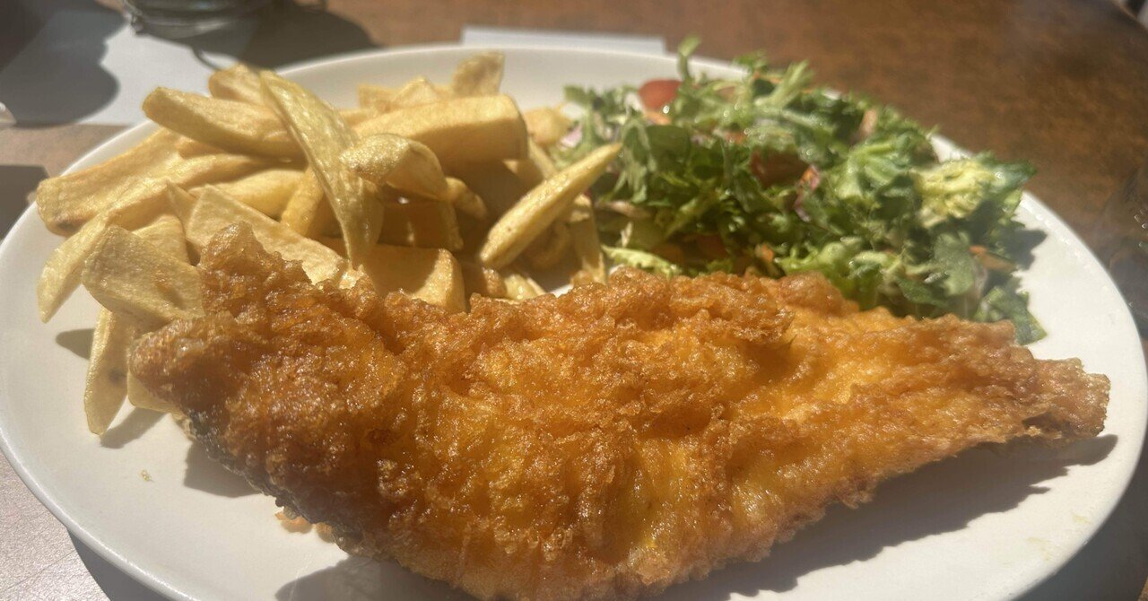 ロンドンで食べるフィッシュ＆チップスは美味しかった話とか｜jun