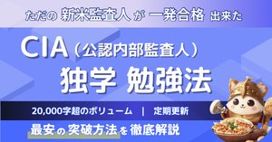 CIA(公認内部監査人）Part3勉強法徹底解説｜餃子バイキング@CIA
