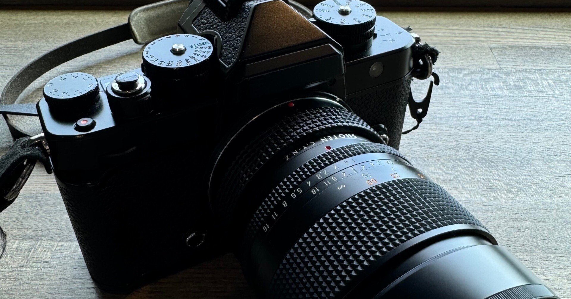 【かりめろろ】Planar T* 85mm F1.4 AEG 説明書付 続・CONTAX CarlZeiss Planar T*85mm F1.4 AEG|距離計