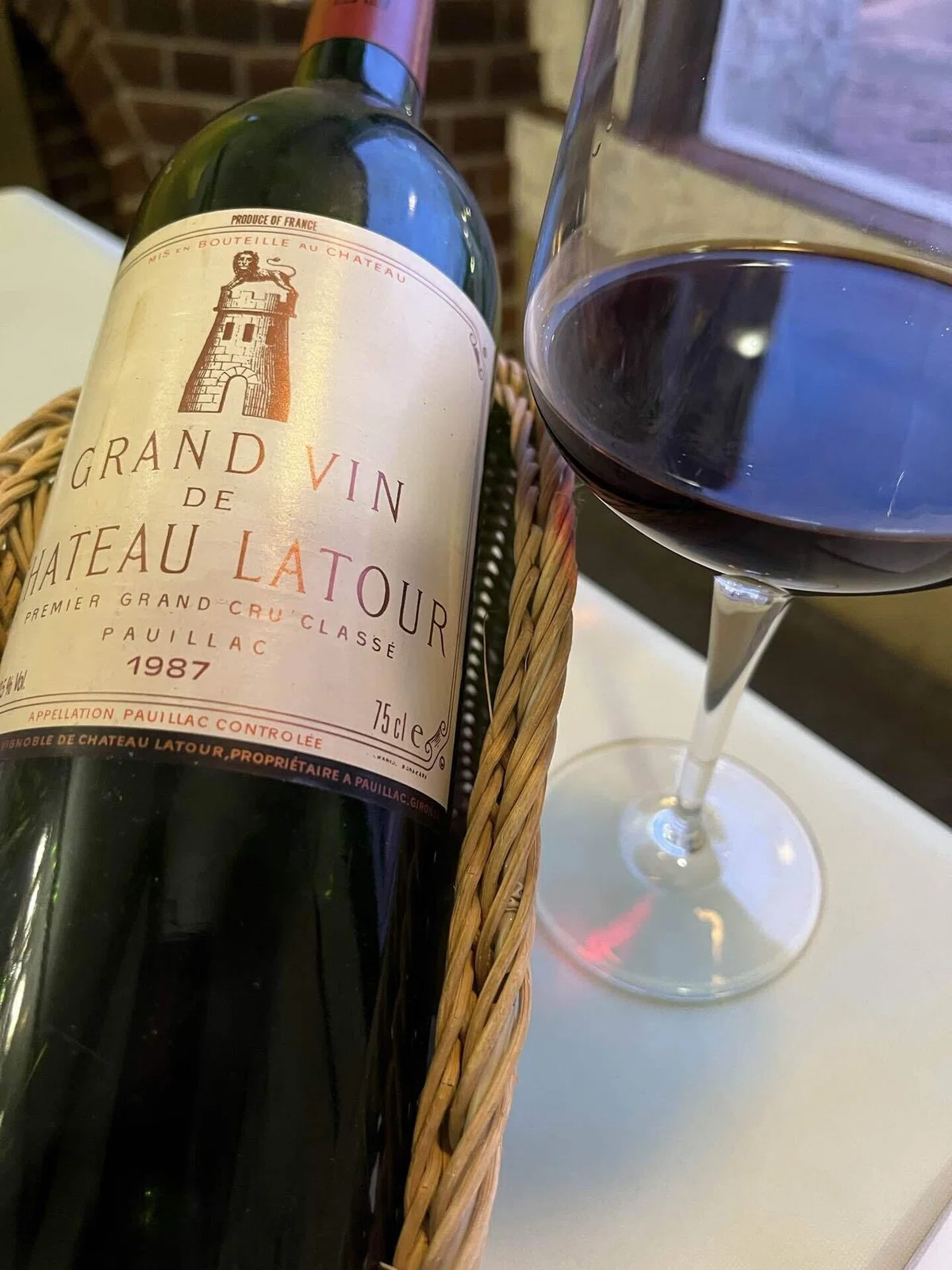 ワイン備忘録]CHATEAU LATOUR 1987｜hideG