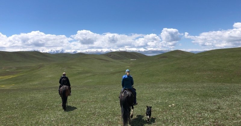 【絶景】乗馬初心者が馬に憧れてキルギスで騎馬トレッキングした話・後編〜ソンクル湖