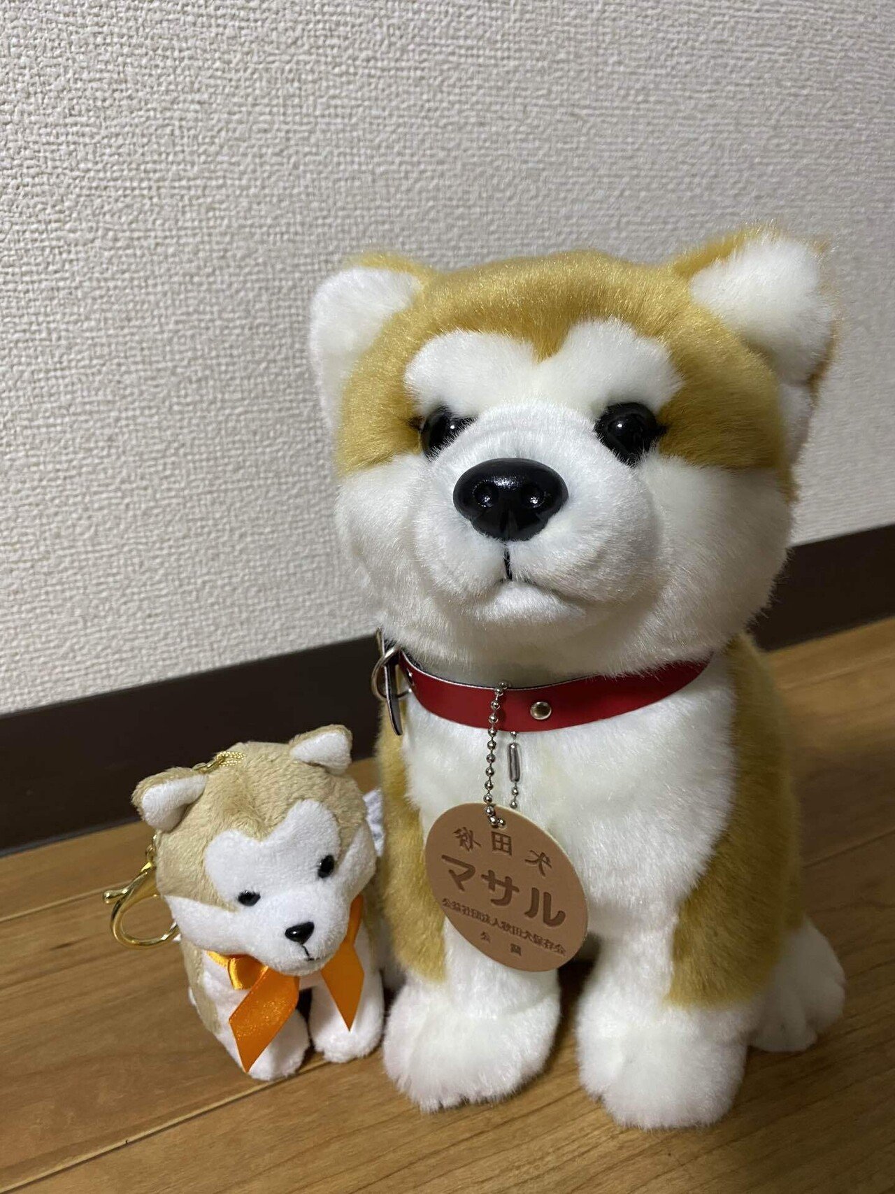 【3日間限定値下げ♫】秋田犬マサル　ぬいぐるみ　特大 3日間限定値下げ♫】秋田犬マサル ぬいぐるみ 特大 - メルカリ