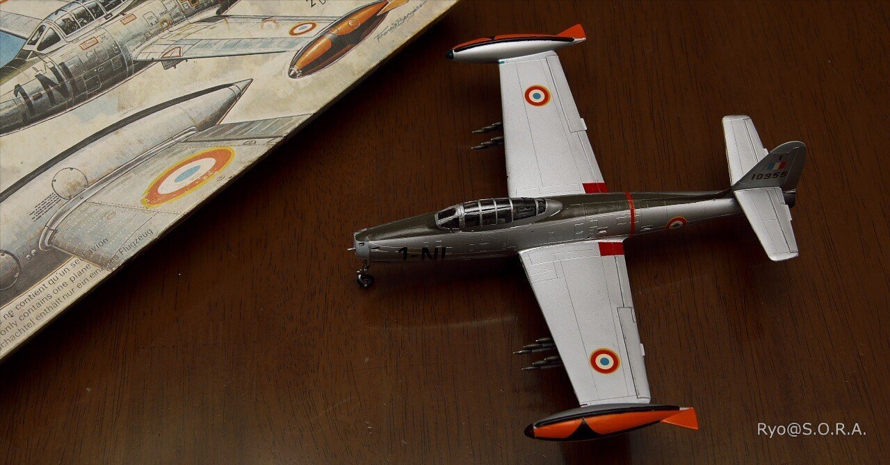 プラモデル製作記 エレール 1/72 F-84G サンダージェット ｜Ryo@S.O.R.A.