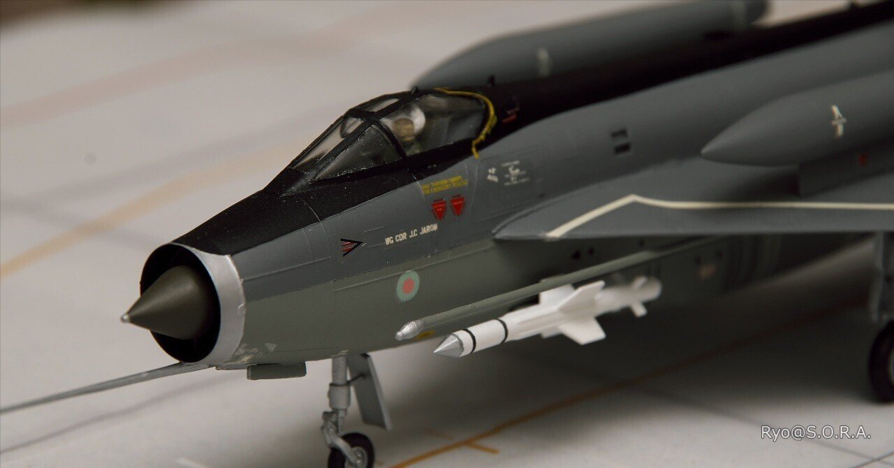 HASEGAWA LIGHTNING F Mk.6 COMBO プラモデル プラモデル製作記 ハセガワ 1/72 ライトニング F Mk.6｜Ryo@S.O.R.A.