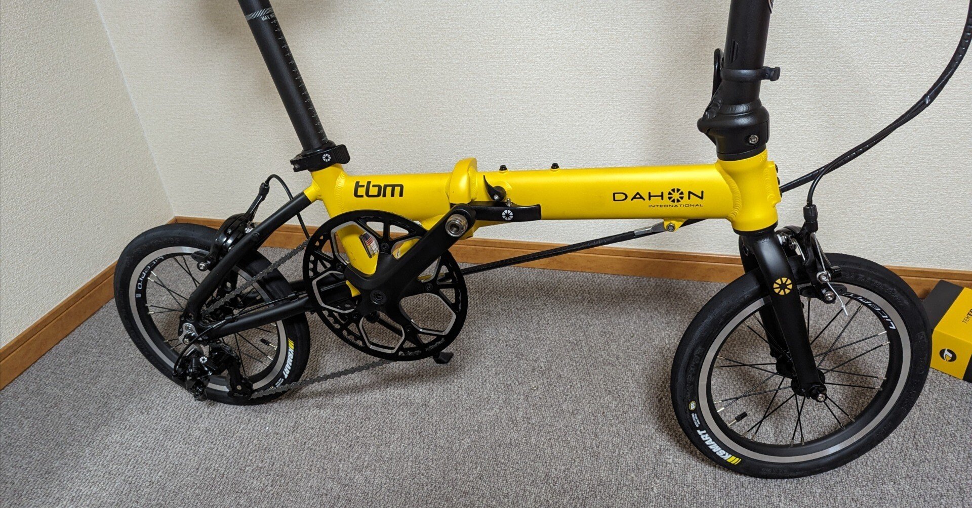 ダホンtbm (ダホンk3相当) イエロー 楽天市場】【限定モデル】DAHON ダホン K3 海外仕様モデル