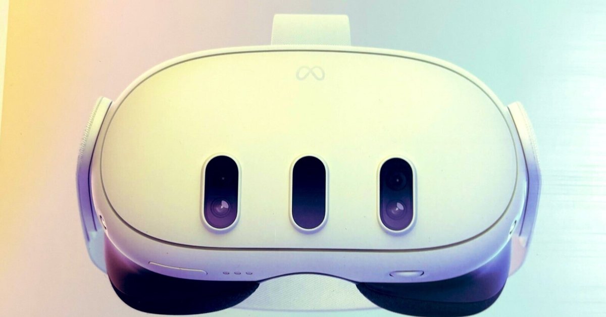 オキュラスクエスト3 VR】Meta Quest 3 を買ってみた。はたして値段分の価値がある