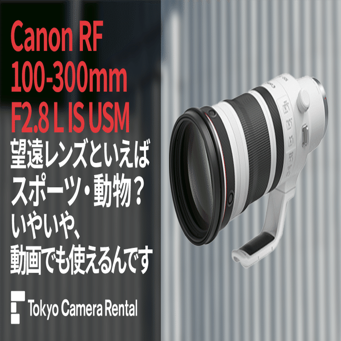 Canon RF100-300mm F2.8 L IS USM レンタル：望遠レンズといえば