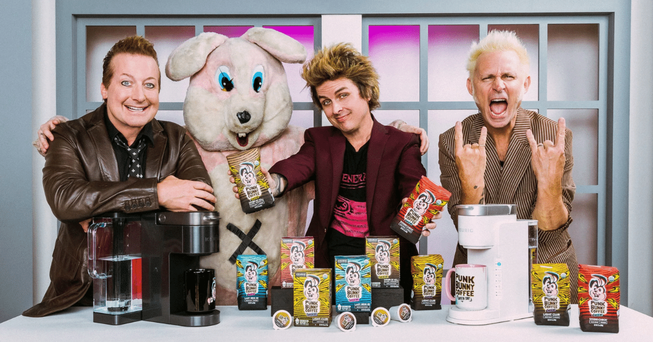 Green Day、コーヒー専門オンラインショップ「Punk Bunny Coffee」を