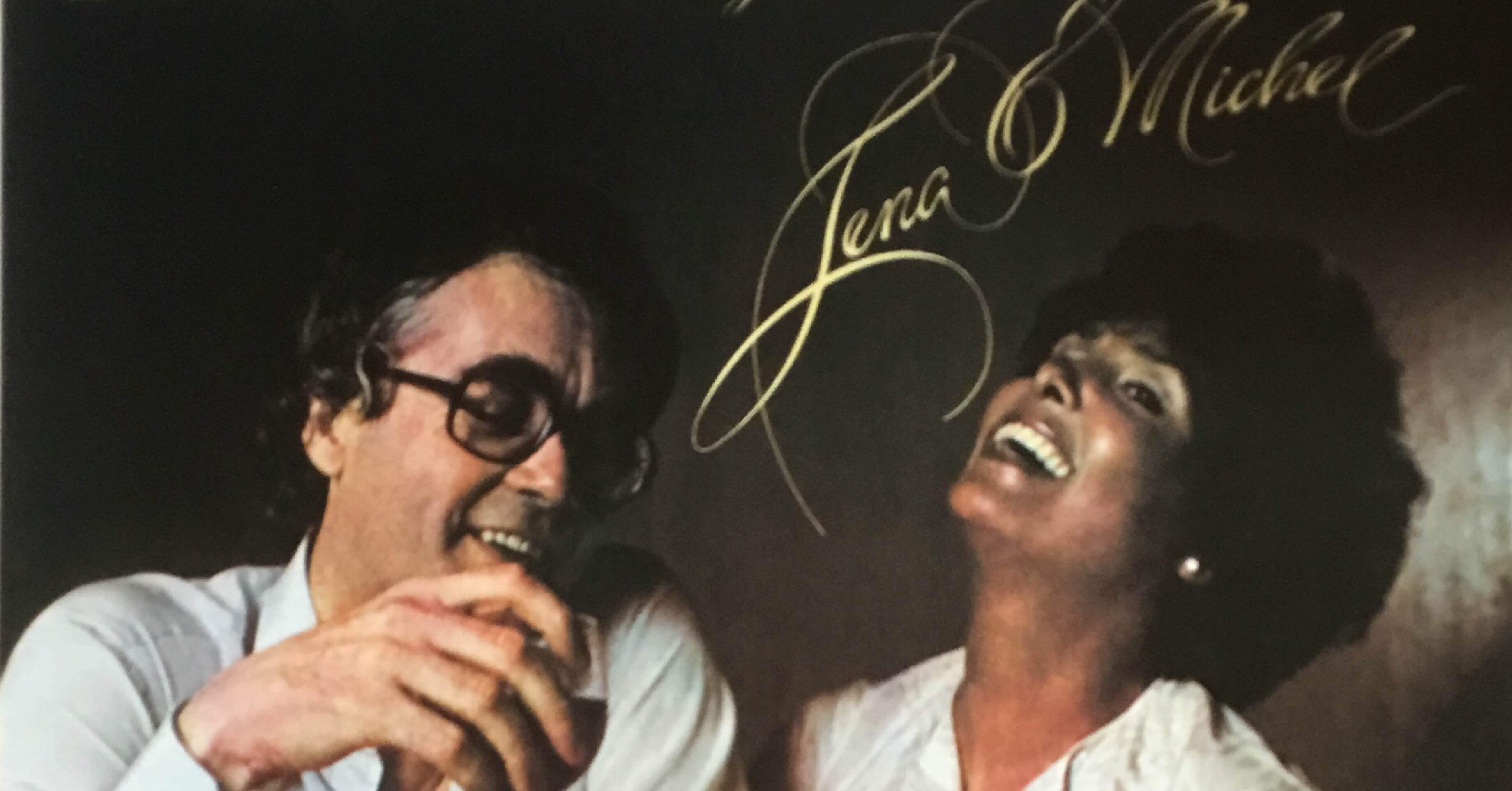 稀少　ビンテージＬ&M チェコ ボヘミアンガラス　歌姫/歌手 Lena Horn - Lena & Michel(1975)｜ジャズバード