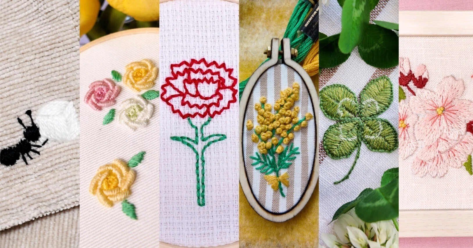 2024年上半期、オリジナル刺繍図案作品振り返り｜はなめろん｜刺繍愛好家
