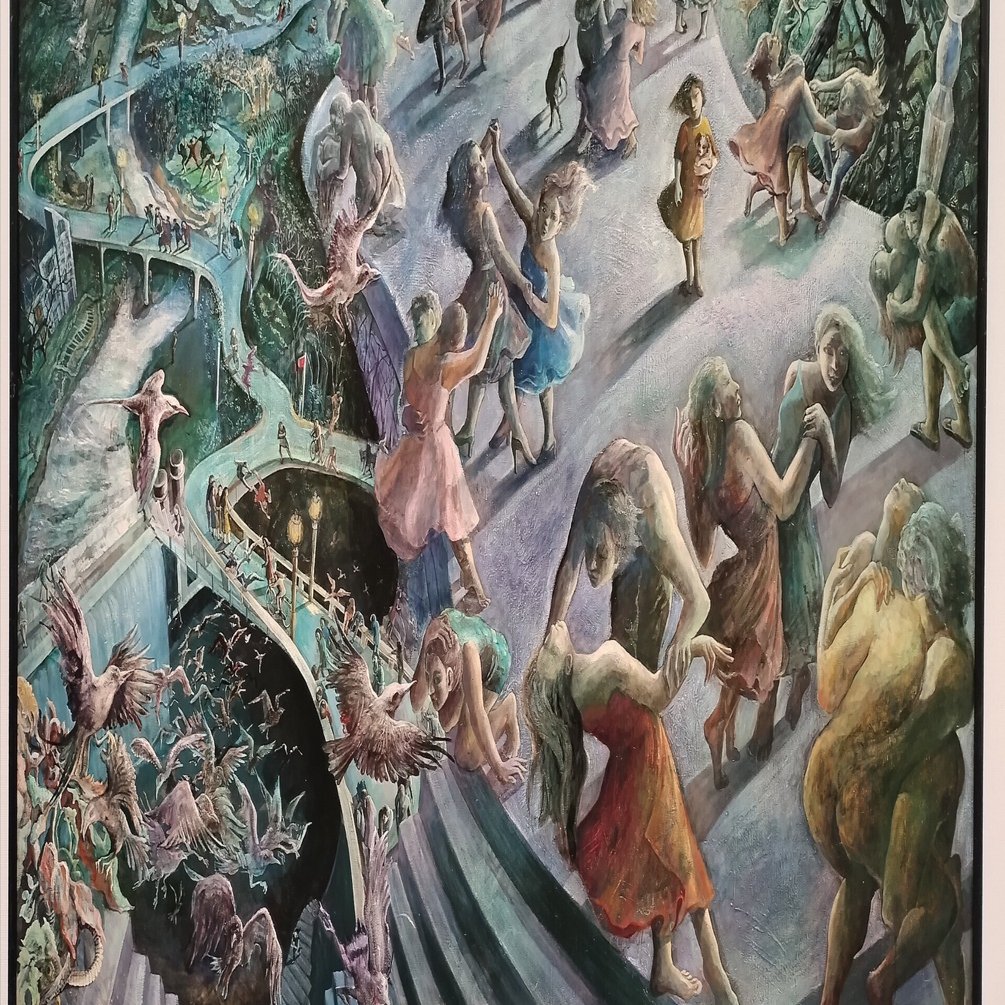 遠藤彰子展『巨大画の迷宮にさまよう』｜雨音ムッツ