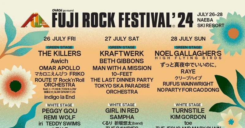 フジロック 3日券×2 リストバンド現物（新品】☆FUJI ROCK FESTIVAL 
