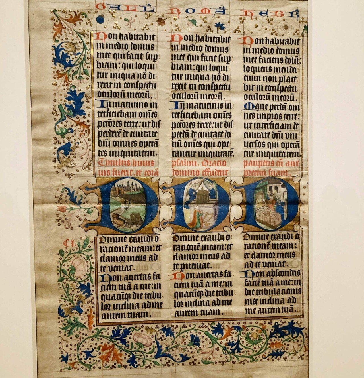 国立西洋美術館で写本の世界に心舞い上がるーいとも優雅なる中世の