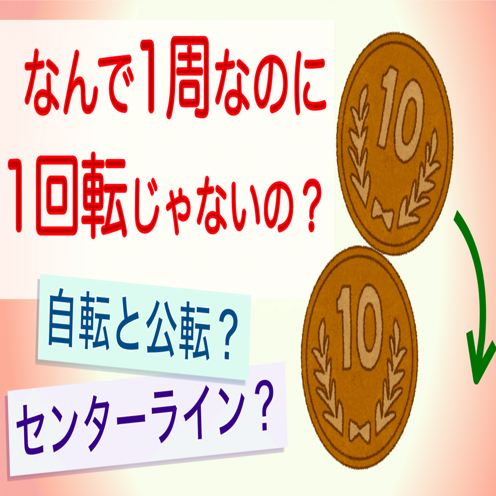 算数】図形が図形の周りを回転するときの回転数の求め方まとめ＜基本編＞｜算数PLAY
