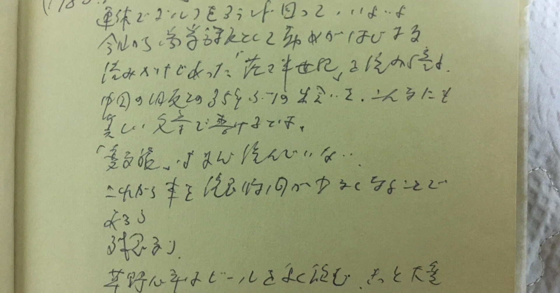 古本における書き込みの楽しみ｜水鳥葛（mizudori kuzu）