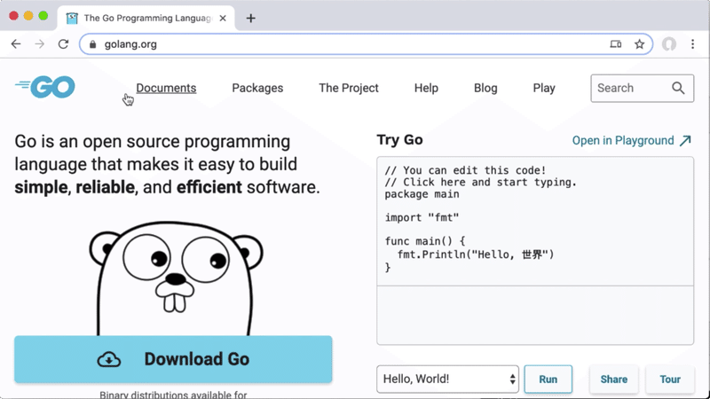 ブラウザだけで学習できる はじめてのgo言語 をリリースしました ドットインストール Note