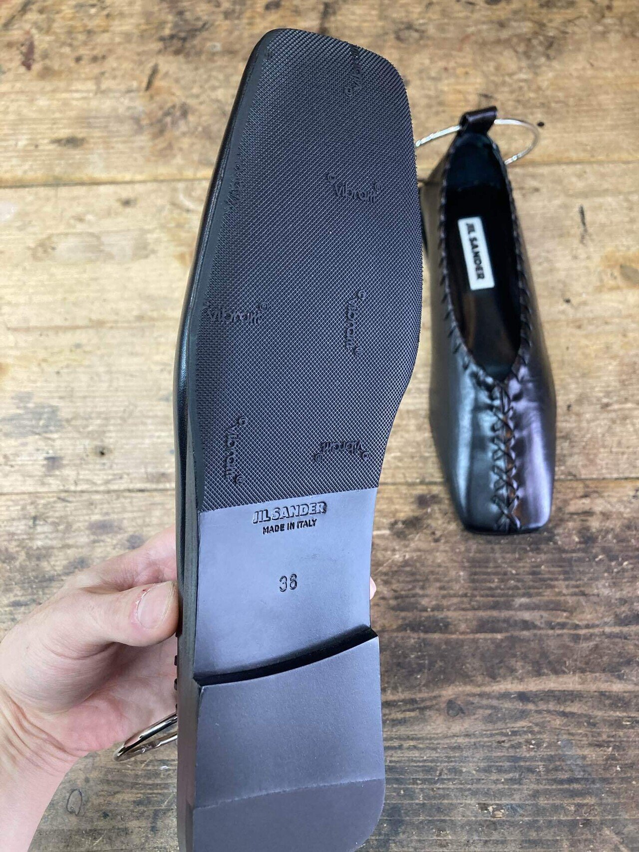 【最終値下げ】JIL SANDER シューズ　裏張り済み　サンダル 最終値下げ】JIL SANDER シューズ 裏張り済み サンダル - メルカリ