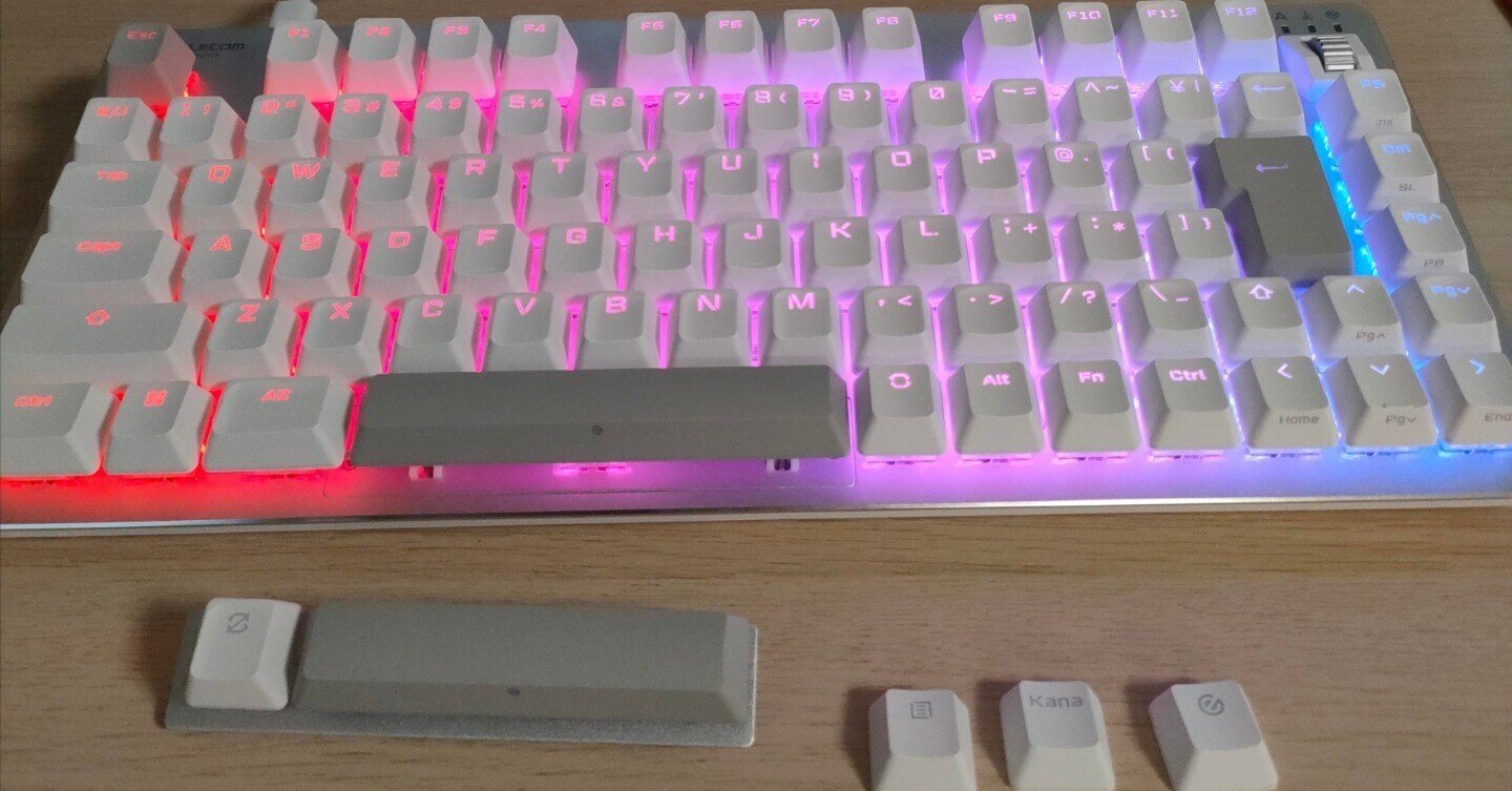 Review】75%ゲーミングキーボードELECOM VK720A|ヤスオ(Yr-OFF/Ownz) Review】75%ゲーミングキーボードELECOM VK720A|ヤスオ(Yr-OFF/Ownz)